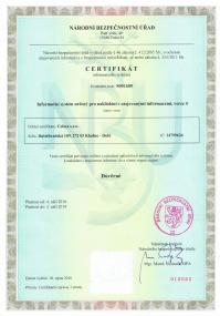 Company Information System Clearance Certificate